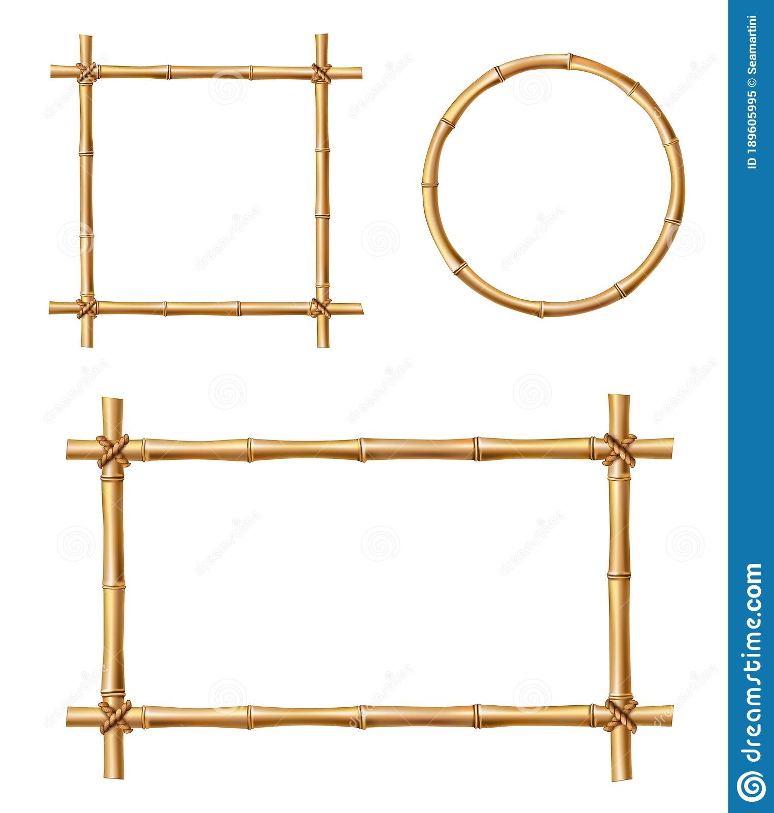 Detail Bamboo Frame Vector Nomer 51