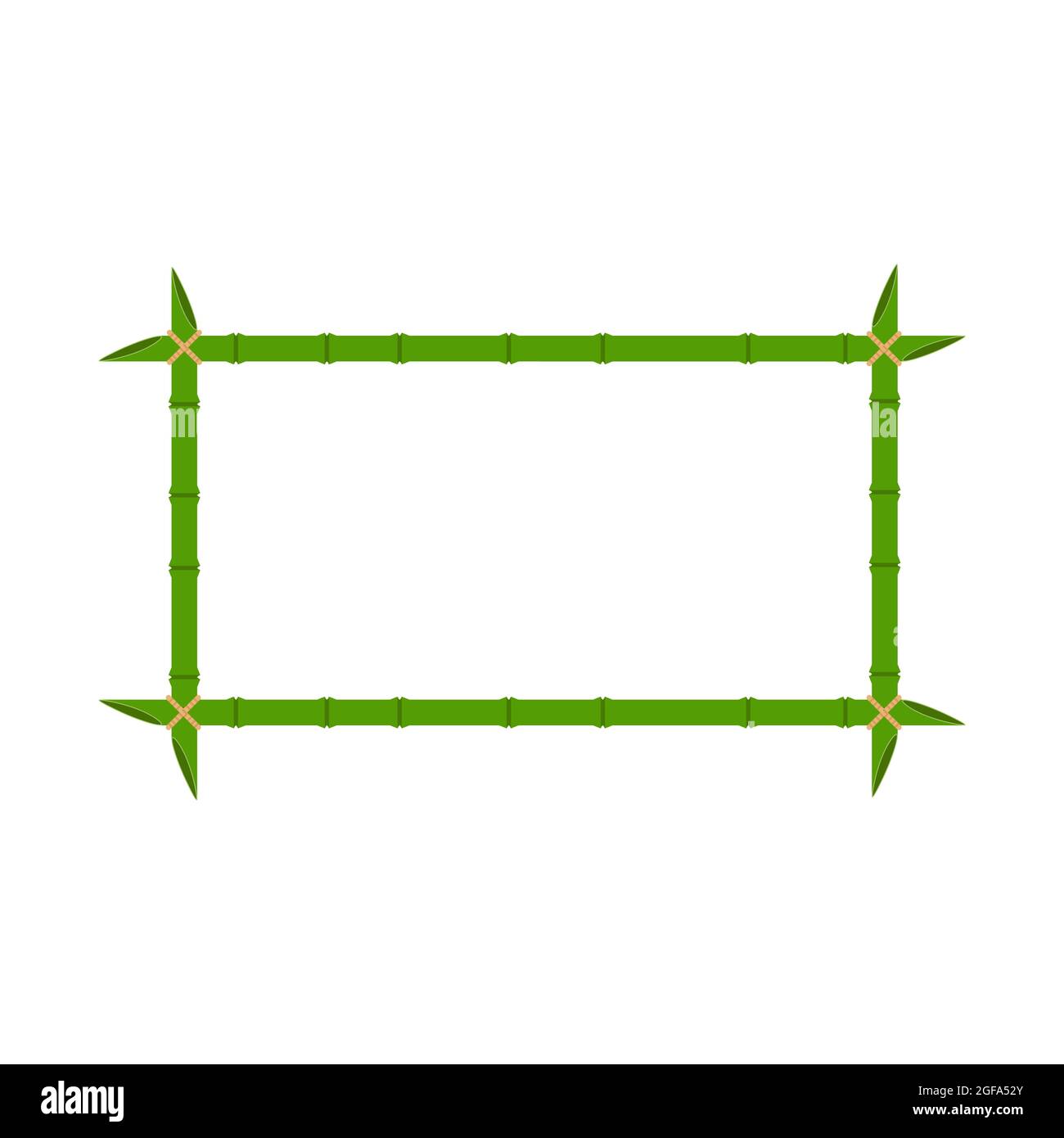 Detail Bamboo Frame Vector Nomer 54
