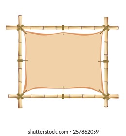 Detail Bamboo Frame Vector Nomer 57