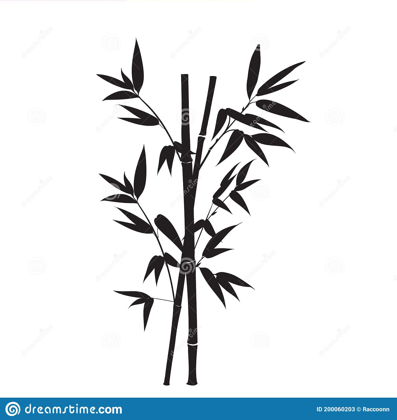 Detail Bamboo Leaf Vector Nomer 55