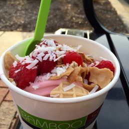 Detail Bamboo Spoon Frozen Yogurt Nomer 12