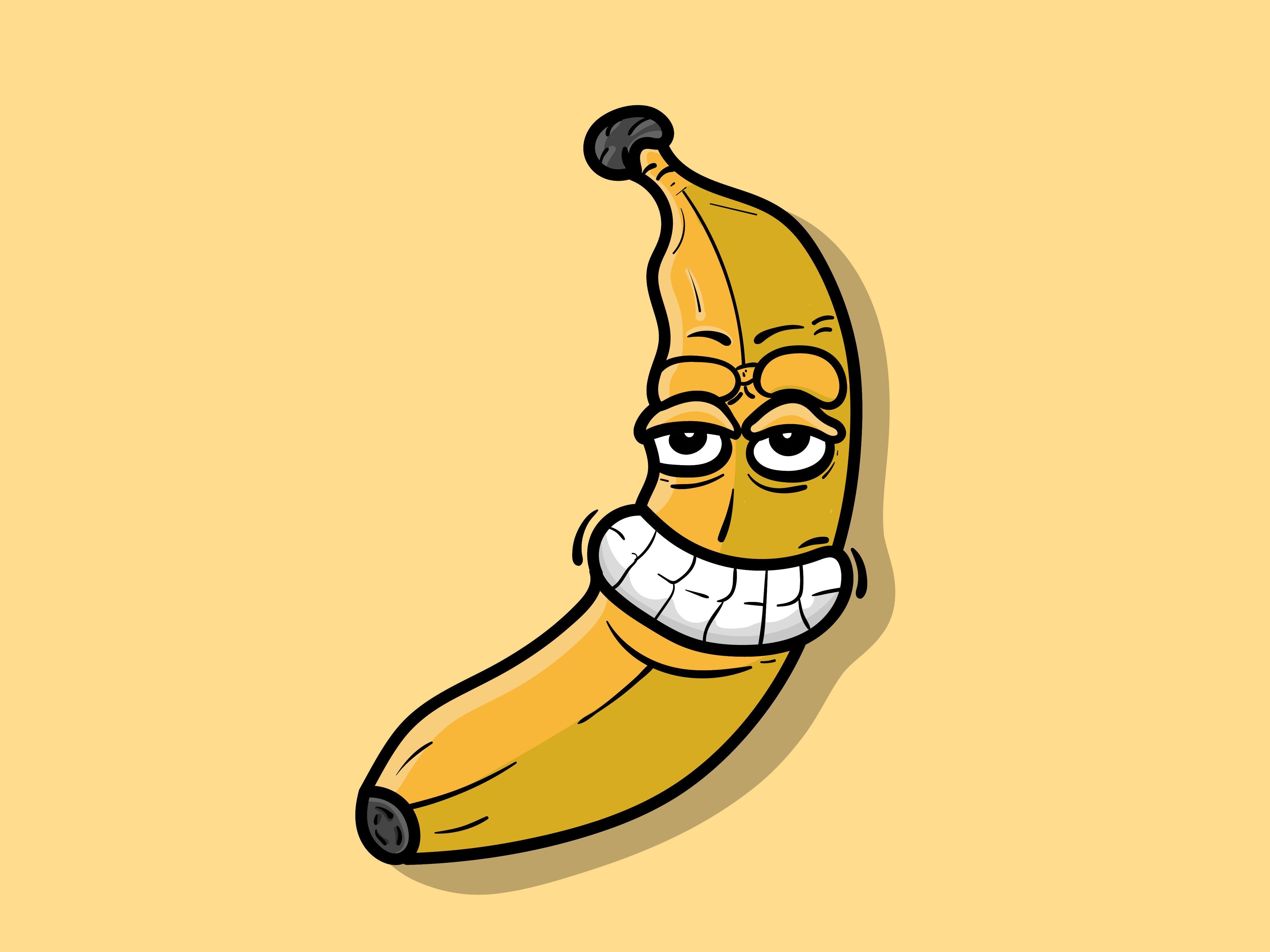 Detail Banana Cartoon Wallpaper Nomer 13