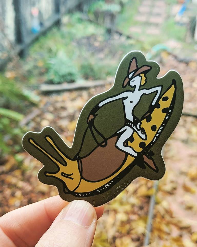 Detail Banana Slug Sticker Nomer 11