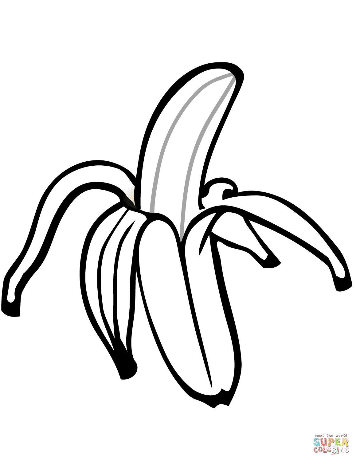 Detail Banane Ausmalbild Nomer 5