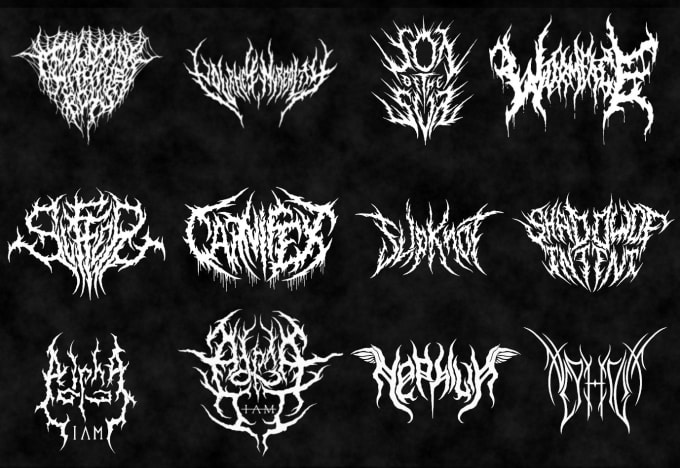 Detail Band Metal Logo Nomer 14