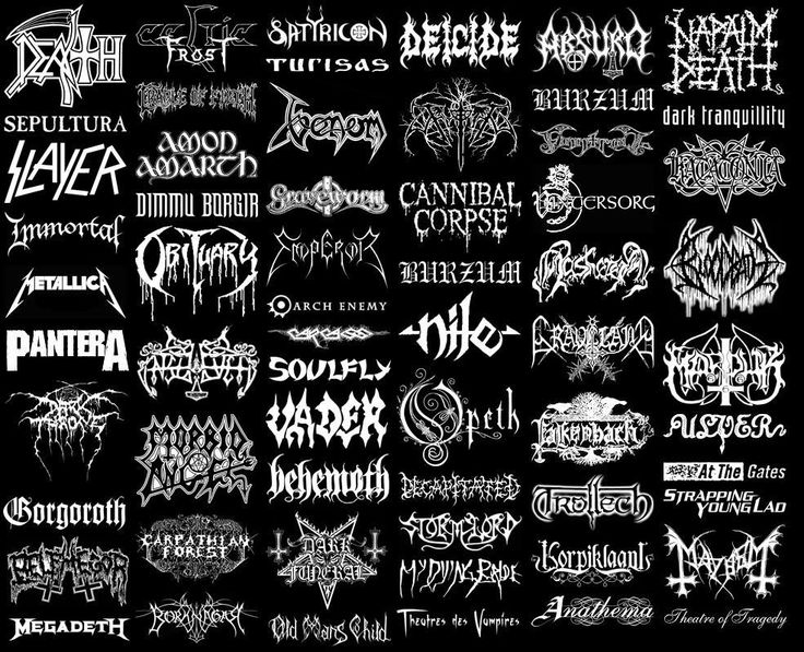 Detail Band Metal Logo Nomer 3