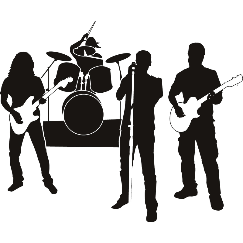 Detail Band Silhouette Png Nomer 9
