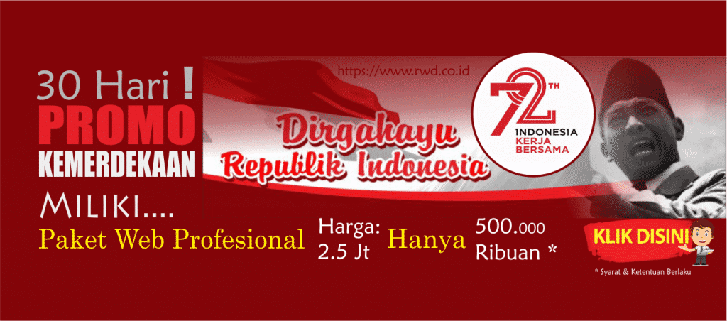 Detail Baner Hut Ri Ke 72 Nomer 27