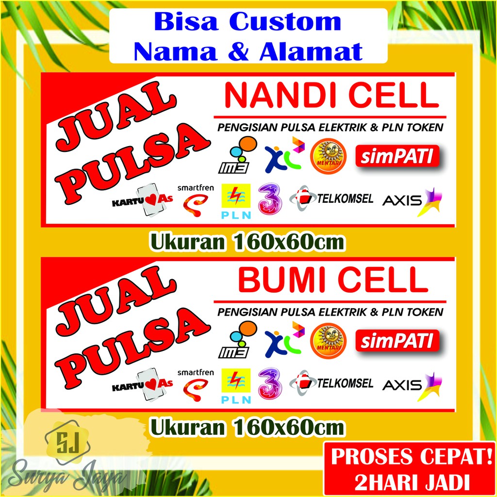 Detail Baner Jual Pulsa Nomer 54