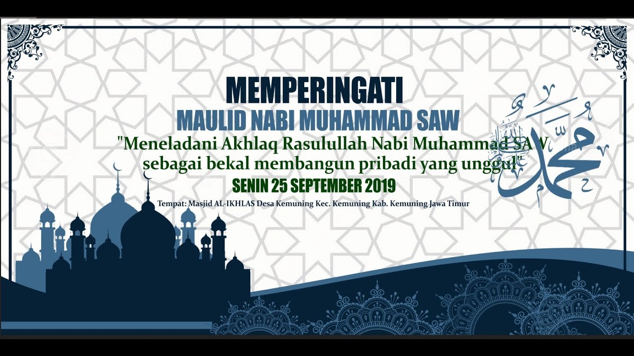 Detail Baner Maulid Nomer 13