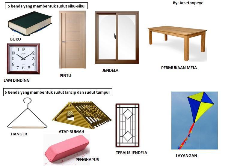 Detail Bangun Datar Dan Contoh Bendanya Nomer 30