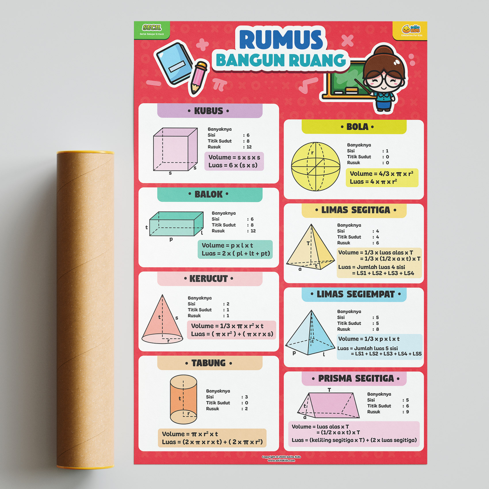 Detail Bangun Ruang Gambar Dan Rumus Nomer 8