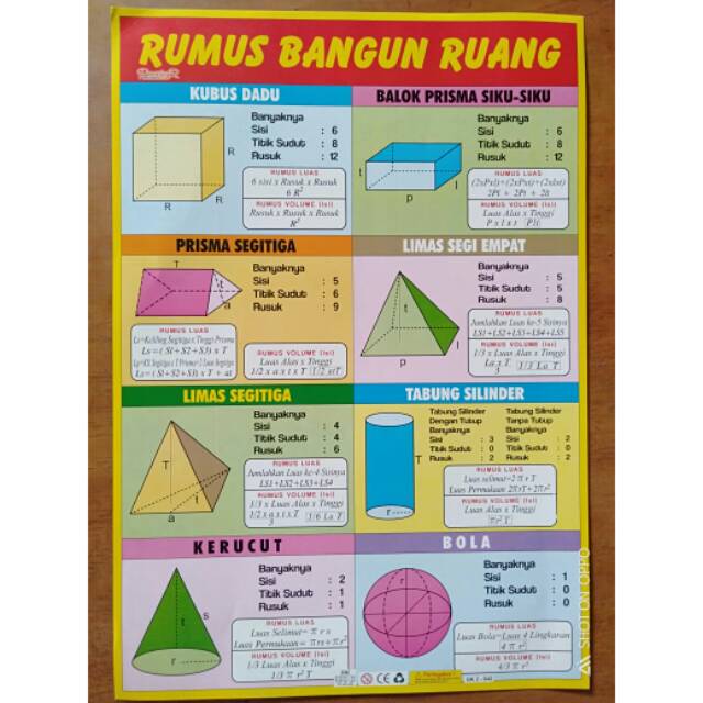 Detail Bangun Ruang Gambar Dan Rumus Nomer 10