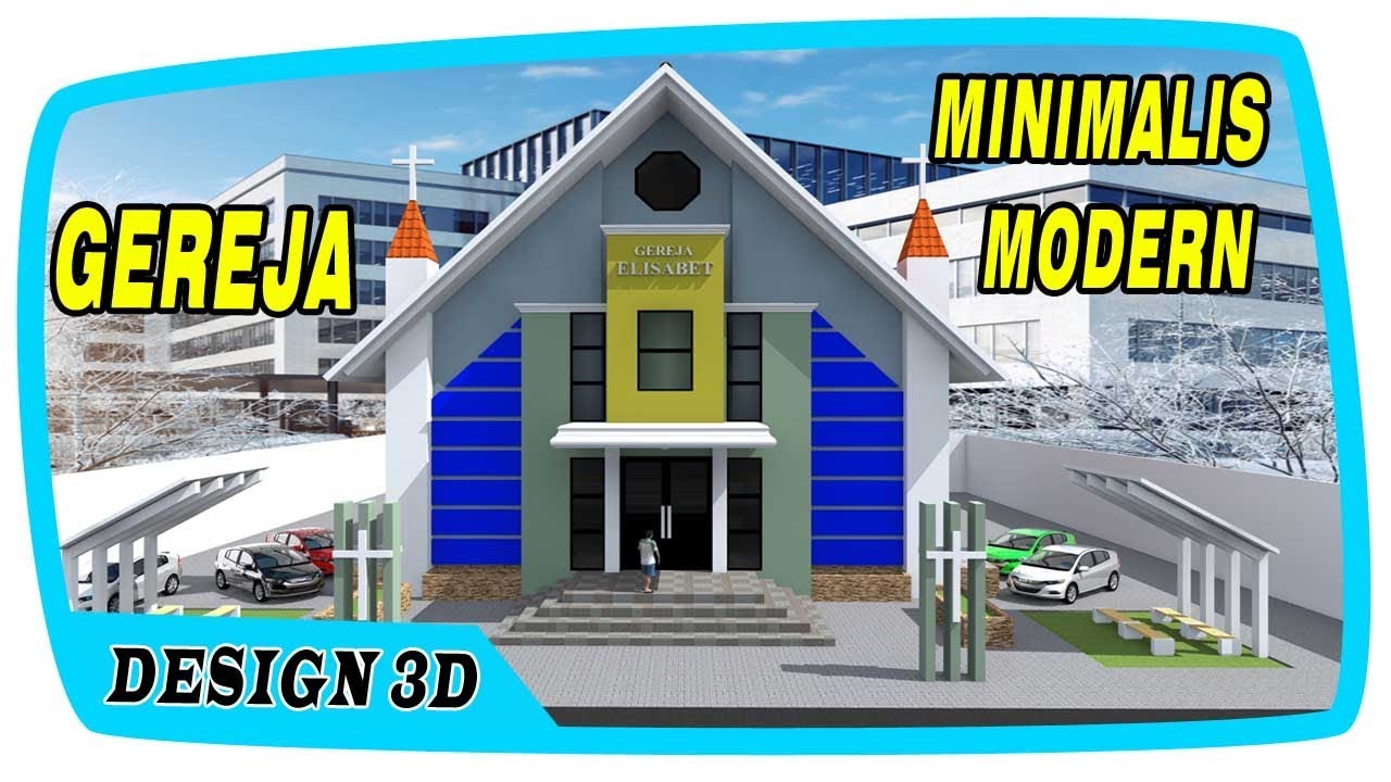 Bangunan Gereja Minimalis - KibrisPDR
