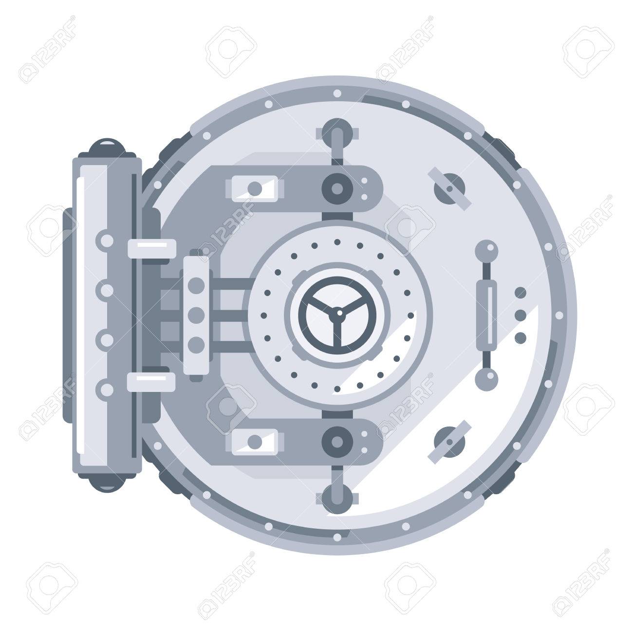 Detail Bank Vault Clipart Nomer 27