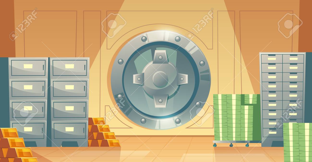 Detail Bank Vault Clipart Nomer 28