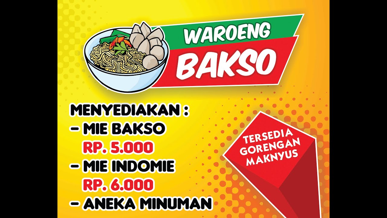 Detail Banner Bakso Nomer 20