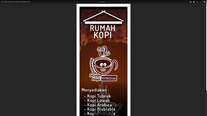 Detail Banner Cafe Keren Nomer 22