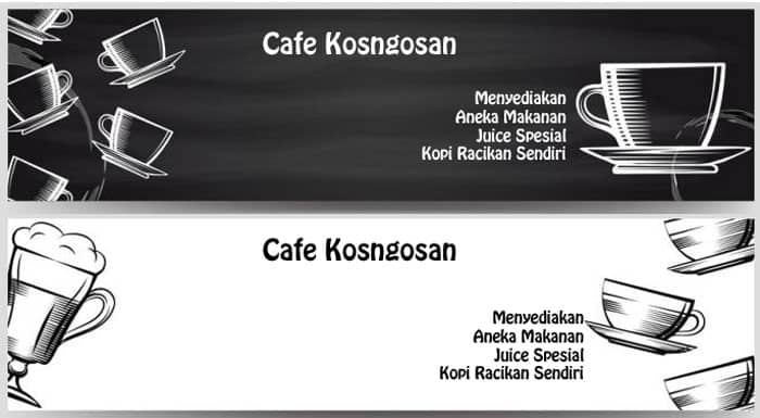 Detail Banner Cafe Unik Nomer 49