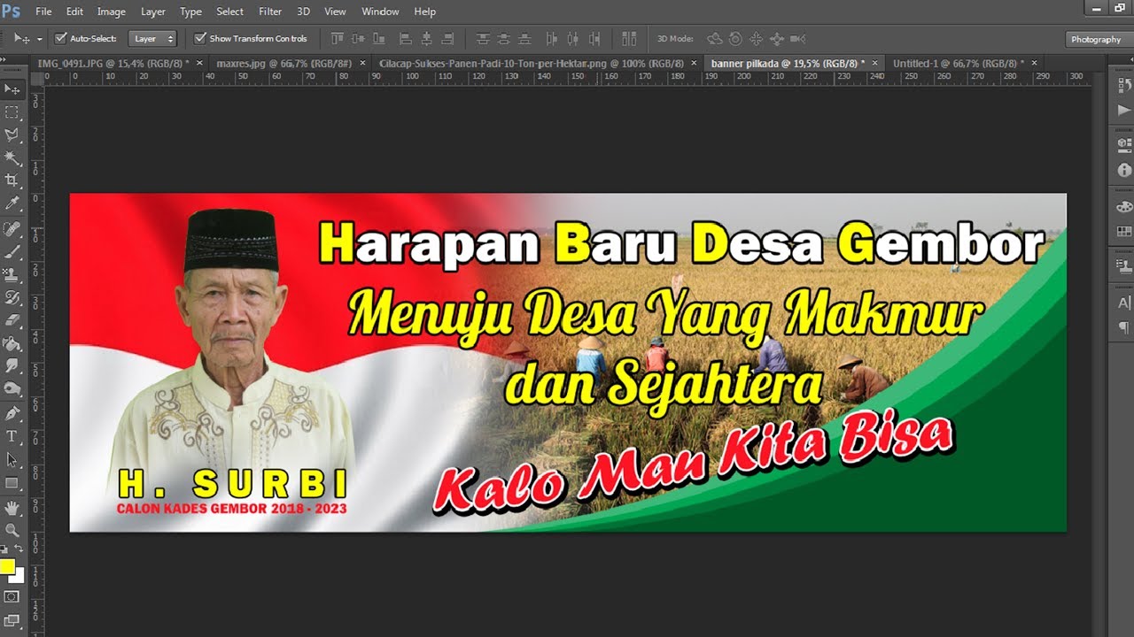 Detail Banner Calon Kepala Desa Nomer 28