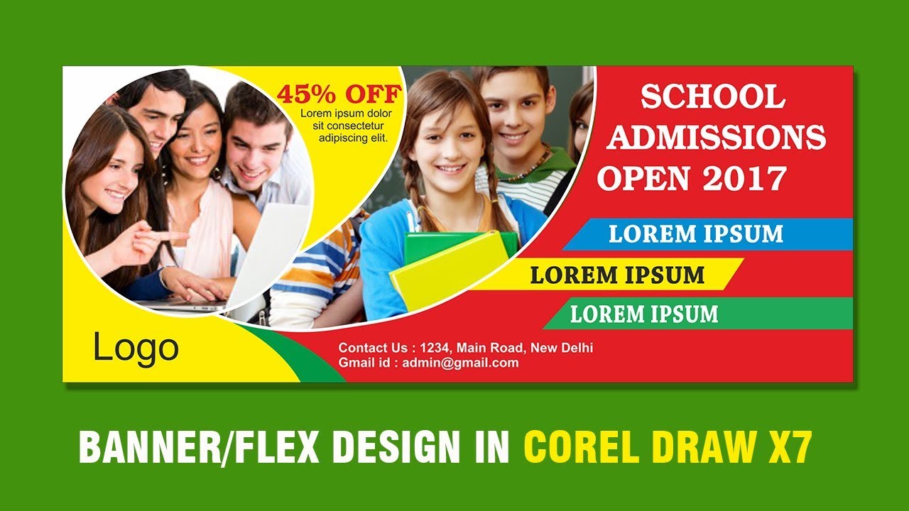 Detail Banner Coreldraw Nomer 4