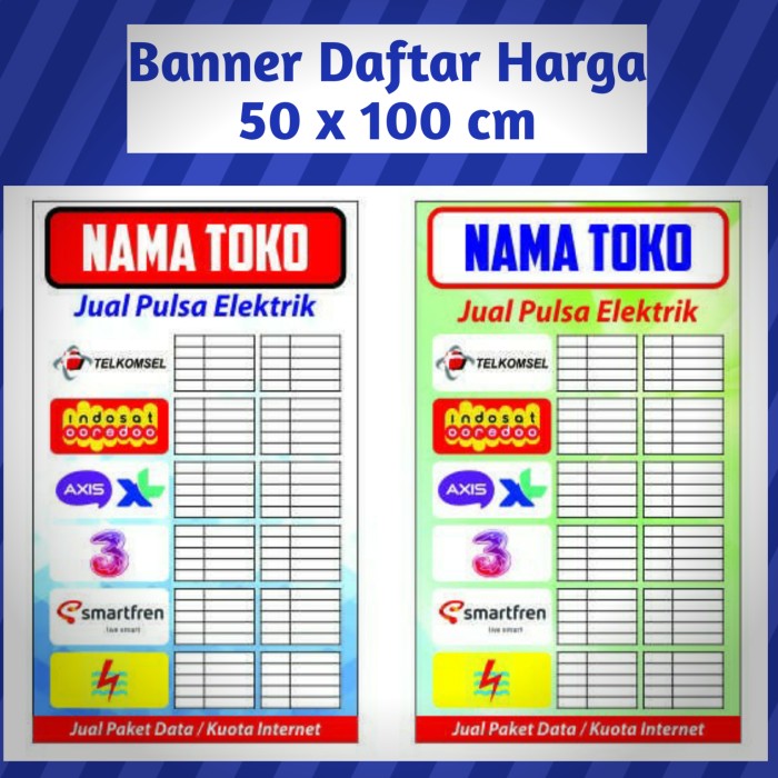 Detail Banner Daftar Harga Kuota Nomer 24