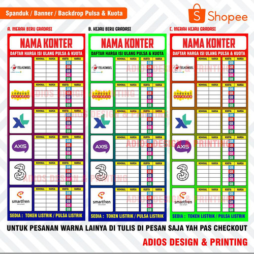 Detail Banner Daftar Harga Kuota Nomer 54