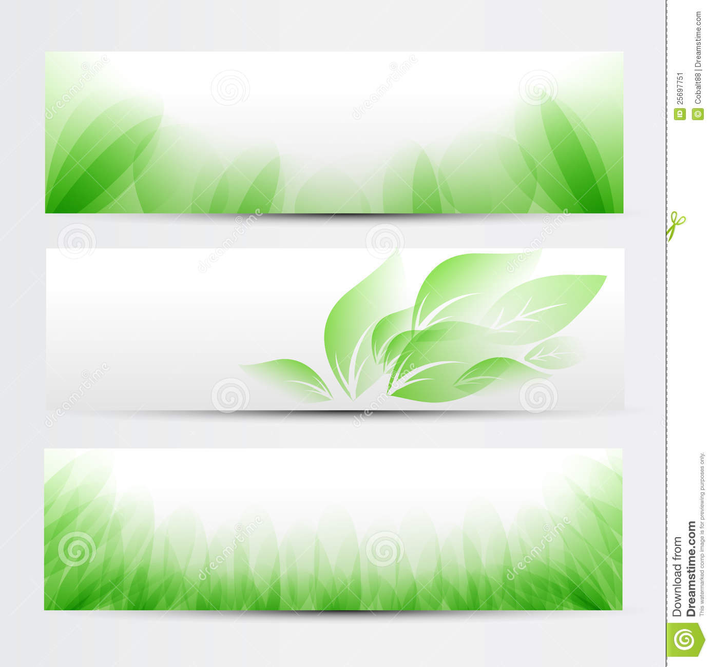 Detail Banner Design Green Nomer 11