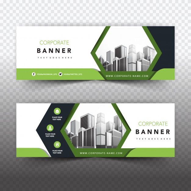 Detail Banner Design Green Nomer 38