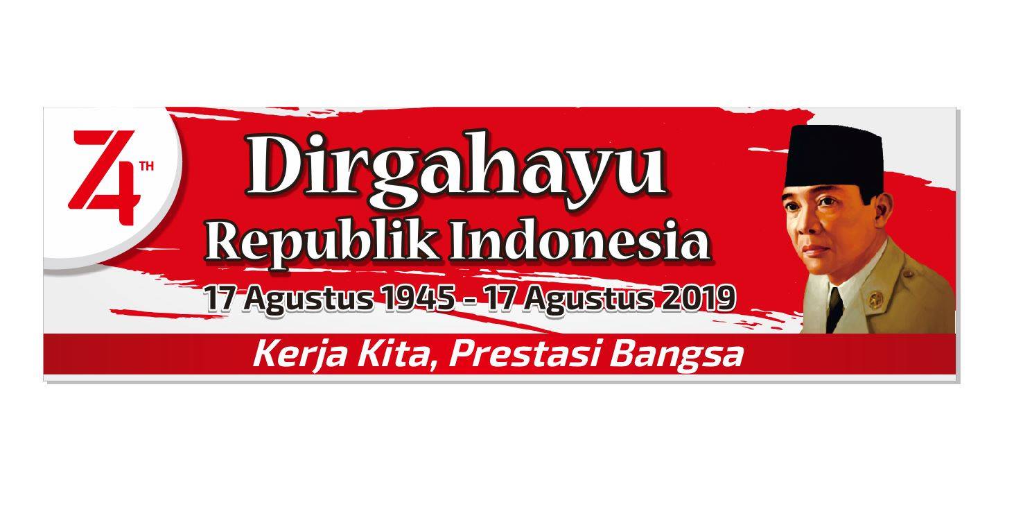 Detail Banner Dirgahayu Ri 74 Nomer 54