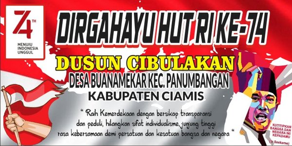 Detail Banner Dirgahayu Ri Ke 74 Nomer 2