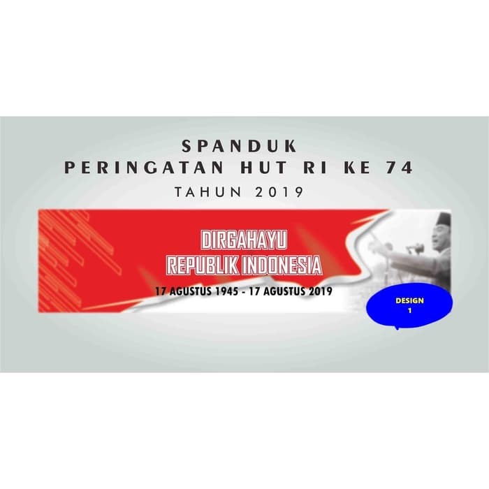 Detail Banner Dirgahayu Ri Ke 74 Nomer 24