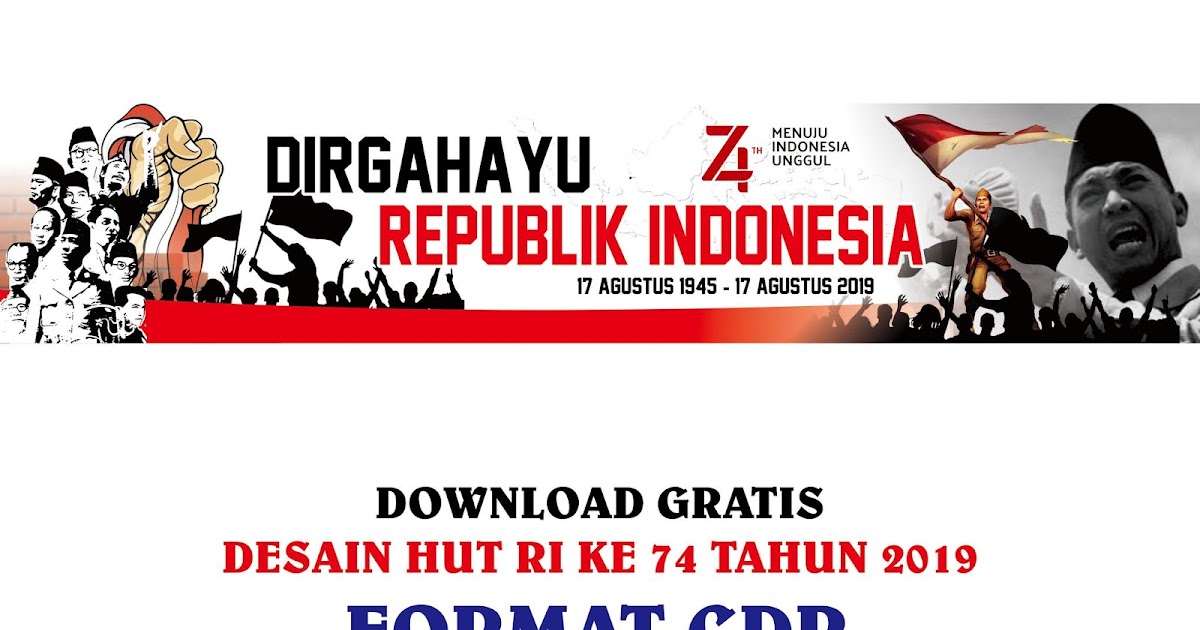 Detail Banner Dirgahayu Ri Ke 74 Nomer 9