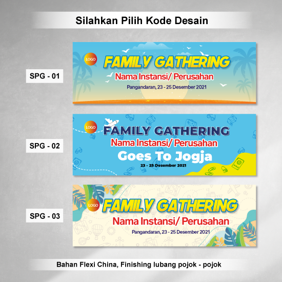 Detail Banner Family Gathering Keren Nomer 38