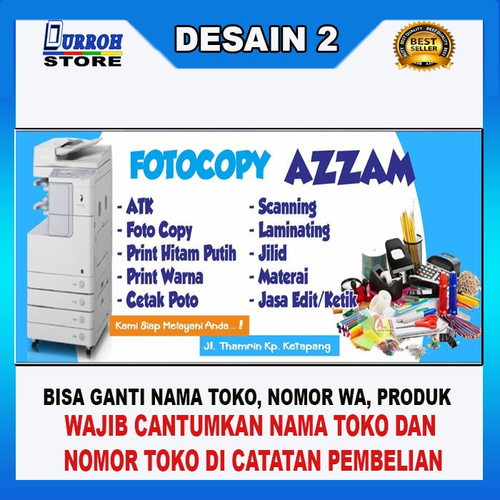 Detail Banner Fotocopy Cdr Nomer 14