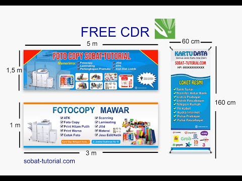 Detail Banner Fotocopy Cdr Nomer 20