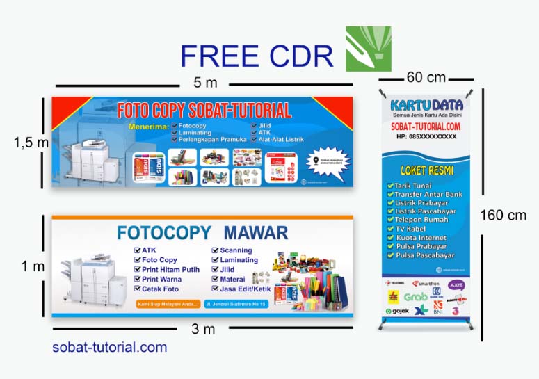 Detail Banner Fotocopy Cdr Nomer 4