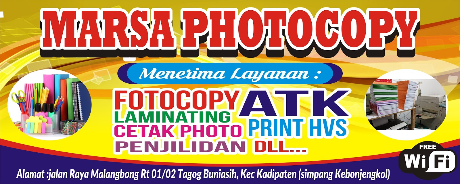 Detail Banner Fotocopy Menarik Nomer 22