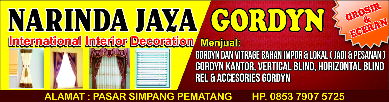 Detail Banner Gorden Nomer 9