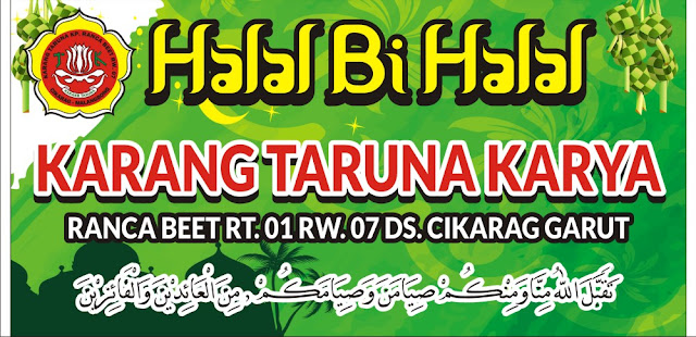 Detail Banner Halal Bi Halal Cdr Nomer 22