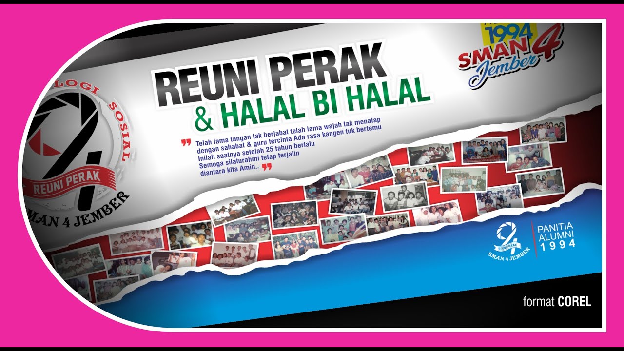 Detail Banner Halal Bi Halal Corel Nomer 17