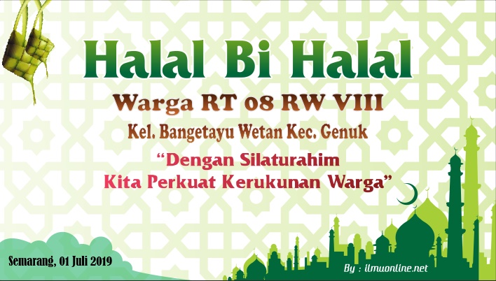 Banner Halal Bi Halal Idul Fitri - KibrisPDR