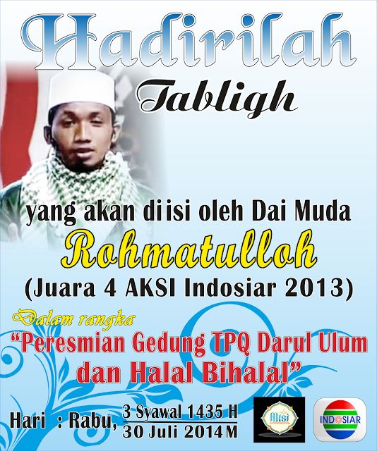 Detail Banner Halal Bihalal Corel Nomer 19