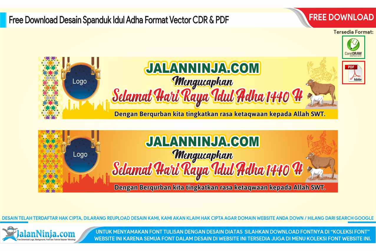 Download Banner Halal Bihalal Corel Nomer 42