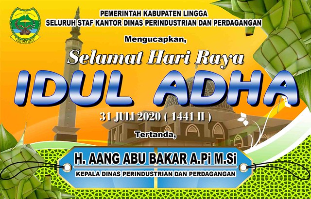 Detail Banner Halal Bihalal Corel Nomer 53