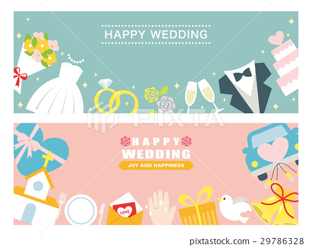 Detail Banner Happy Wedding Nomer 51