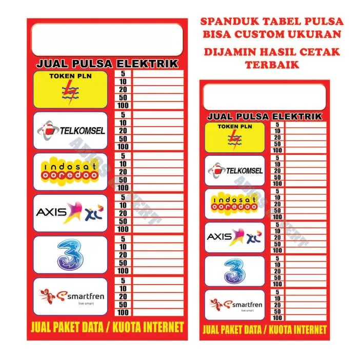 Detail Banner Harga Pulsa Nomer 13