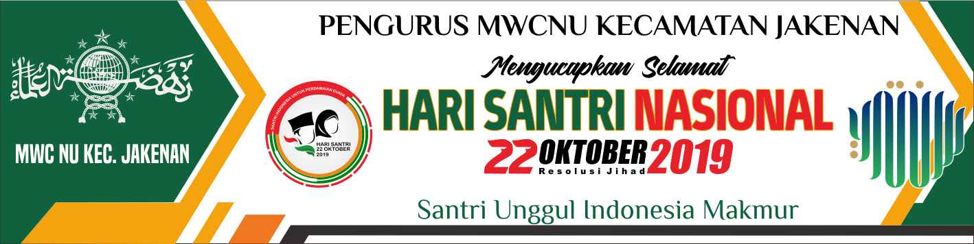 Detail Banner Hari Santri Nasional 2019 Nomer 9