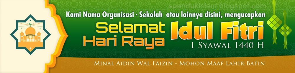 Detail Banner Idul Fitri 1440 H Nomer 5