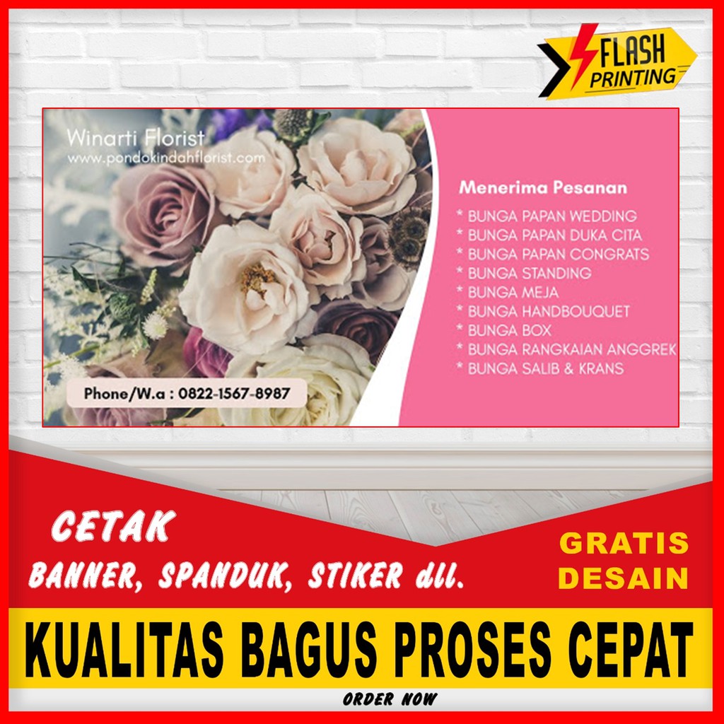 Banner Jual Bunga - KibrisPDR